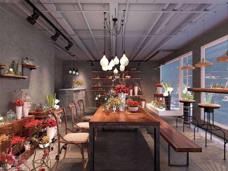 太原花店裝修效果圖