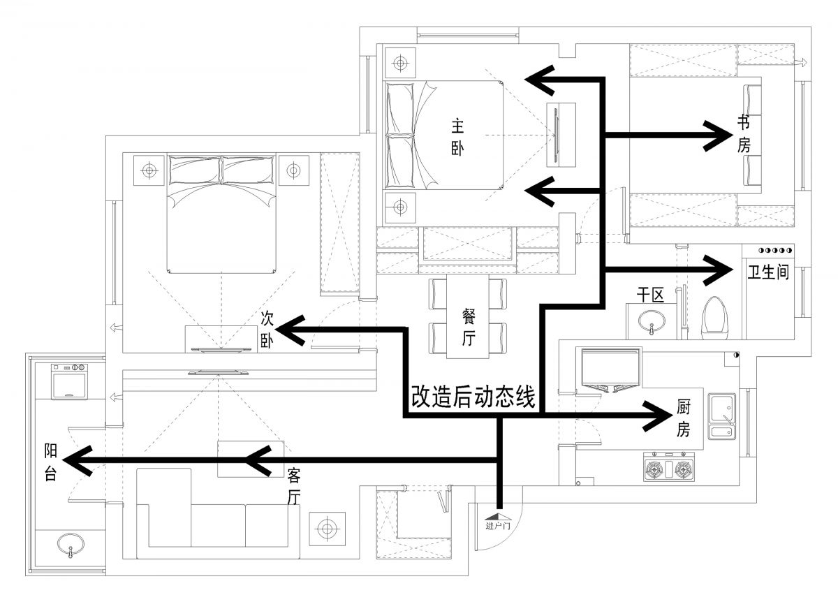 太原裝修案例115平米北歐風(fēng)格~《原木本色》